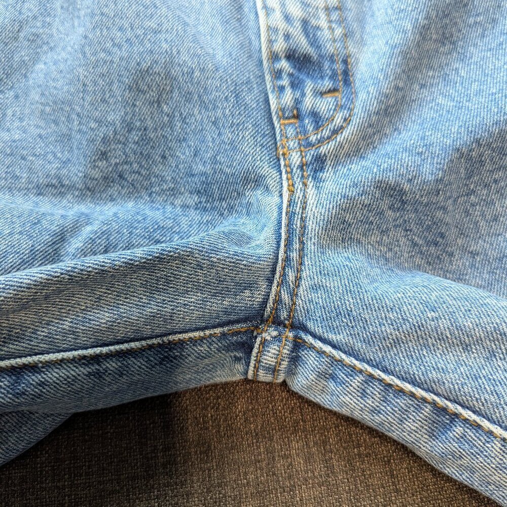 Vintage Guess High Waisted Tapered Leg 100% Cotton Denim Jeans 28 - Picture 11 of 11